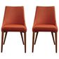 Valor Living Palmer Side Chair with Tangerine Cushion (Set of 2), , large