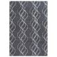 RIZZY Taylor 5" x 7"6" Charcoal and Black Area Rug, , large