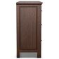 Archbold Furniture Heritage 6 Drawer Combo Dresser in Brown Mahogany, , large