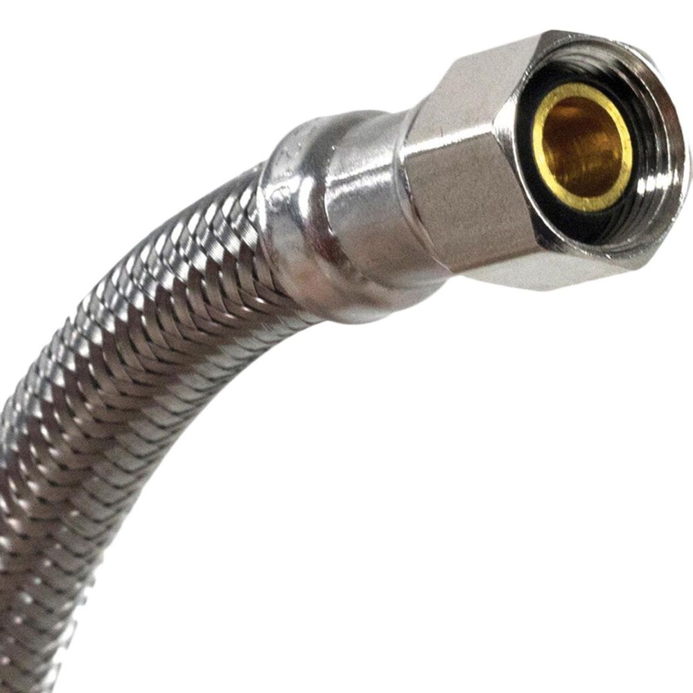 Petra Industries Inc Braided Dishwasher Connectors with Elbow in Stainless Steel, , large