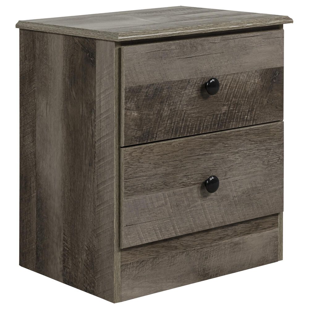 Seven Stars Brinkley 2-Drawer Nightstand in Manslough Oak, , large