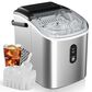 Euhomy 12" 27 Lbs Portable Bullet Ice Maker in Silver, , large