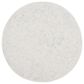 Safavieh Micro-Loop 5" Round Silver and Grey Area Rug, , large