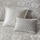Hampton Park Manor 8-Piece Queen Comforter Set in Grey, , large