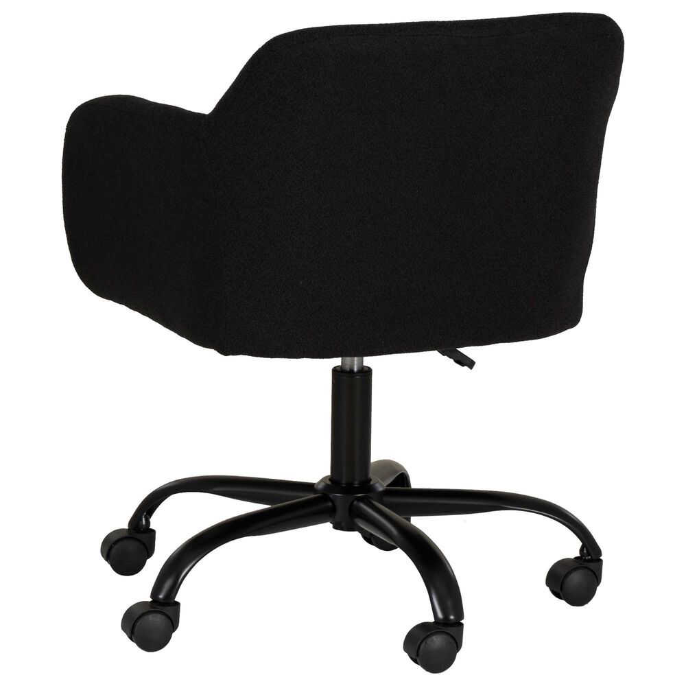 Linon Home Decor Rylen Office Chair in Black, , large