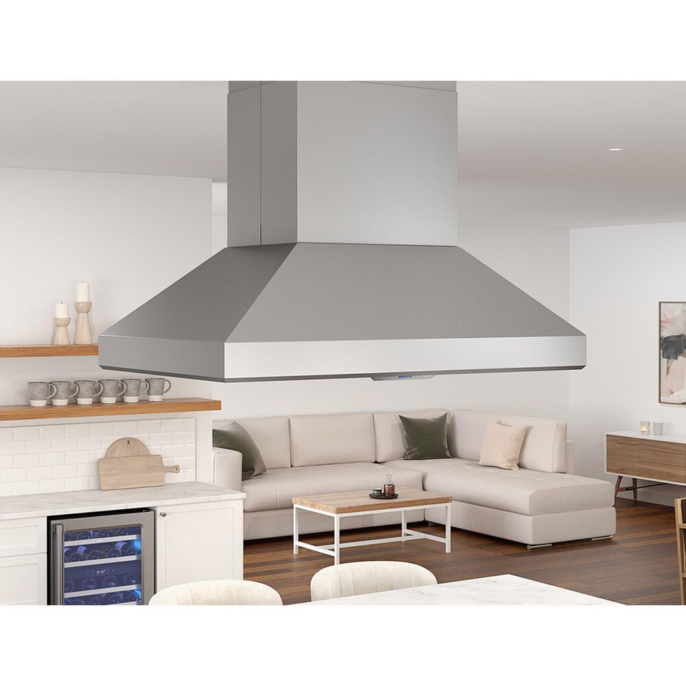 Zephyr Pro Titan 36&quot; Island Hood in Stainless Steel, , large