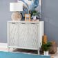 Linden Boulevard 3 Door Cabinet in White, , large