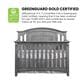 Oxford Baby Willowbrook 4-In-1 Convertible Crib in Graphite Gray, , large