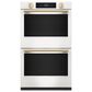 KitchenAid 30" Smart Double Wall Oven with Assisted Cook Cycles in Porcelain White, , large