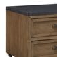 Sterling Timber Tarrington 2-Drawer Nightstand in Almond and Black, , large