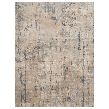 Nourison Quarry QUA01 10" x 14" Beige and Grey Area Rug, , large