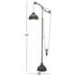 Maple and Jade Industrial Floor Lamp in Black and Copper, , large