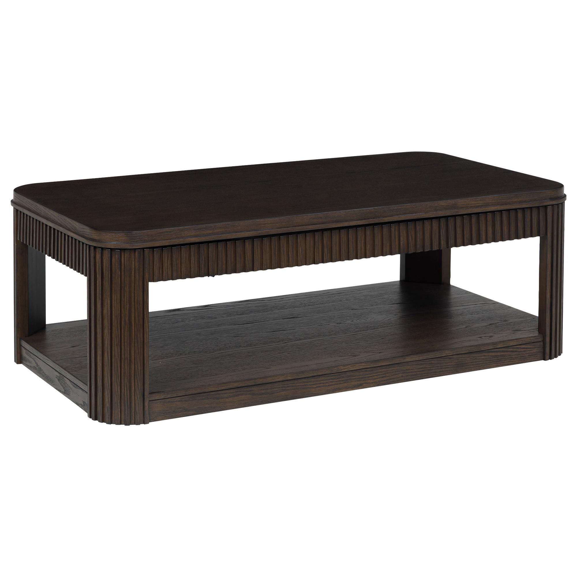 Ashley Carlibrie Lift Top Cocktail Table in Warm Brown