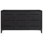 Sterling Timber Elure 9 Drawer Dresser and Mirror in Peppercorn, , large