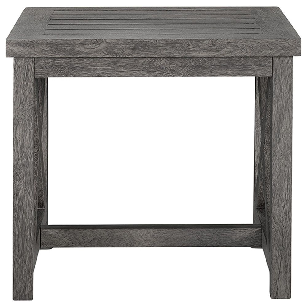 Venture La Jolla Square End Table in French Grey, , large