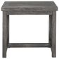 Venture La Jolla Square End Table in French Grey, , large