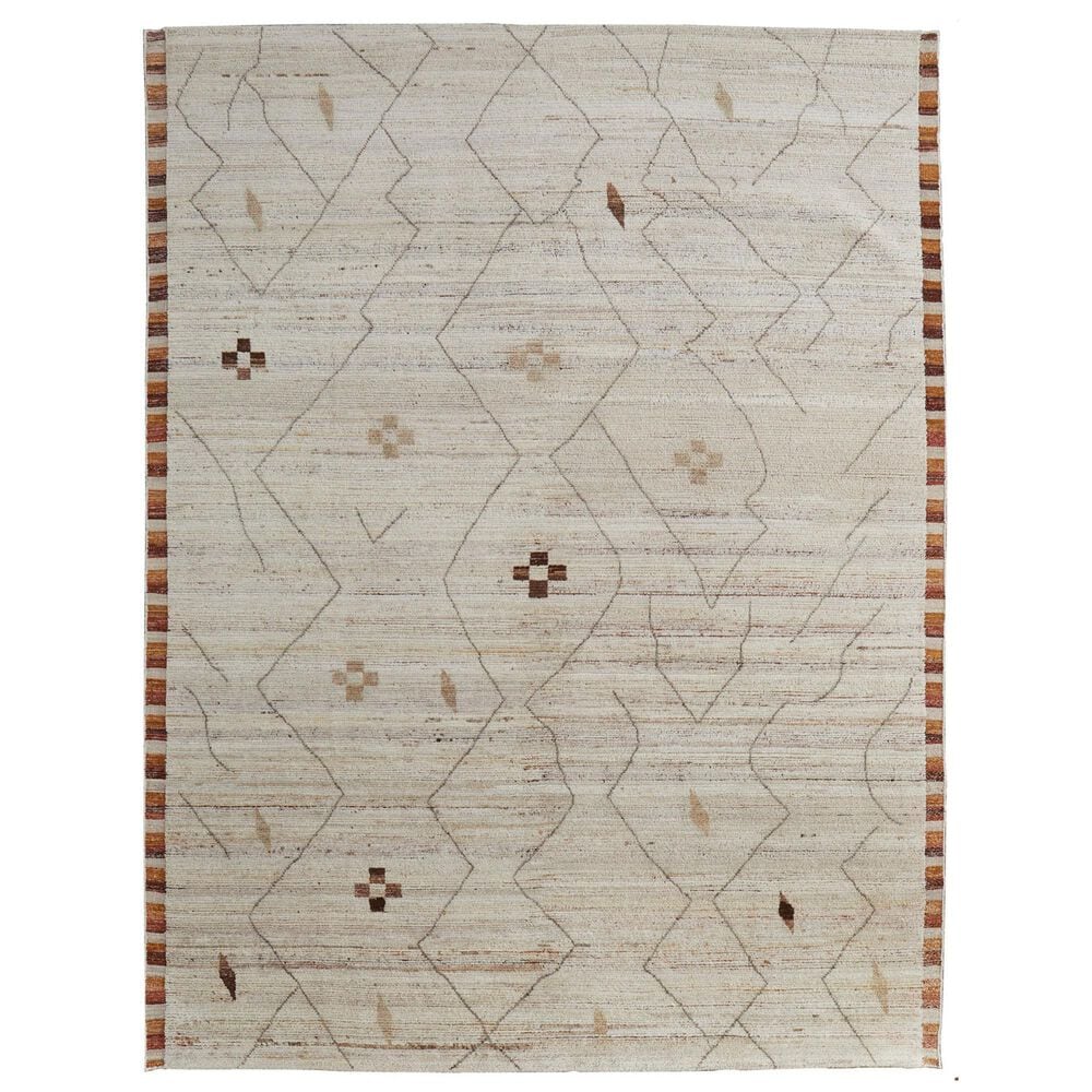 Feizy Kasbah 8"6" x 11"6" Beige and Multicolor Area Rug, , large