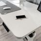 Sauder 60" Sit/Stand Desk in White, , large