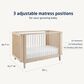 Maxi Cosi Brisa 4-in-1 Convertible Crib in Whitewash Ash, , large