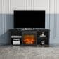 Noviland 59" Fireplace TV Stand in Americano, , large