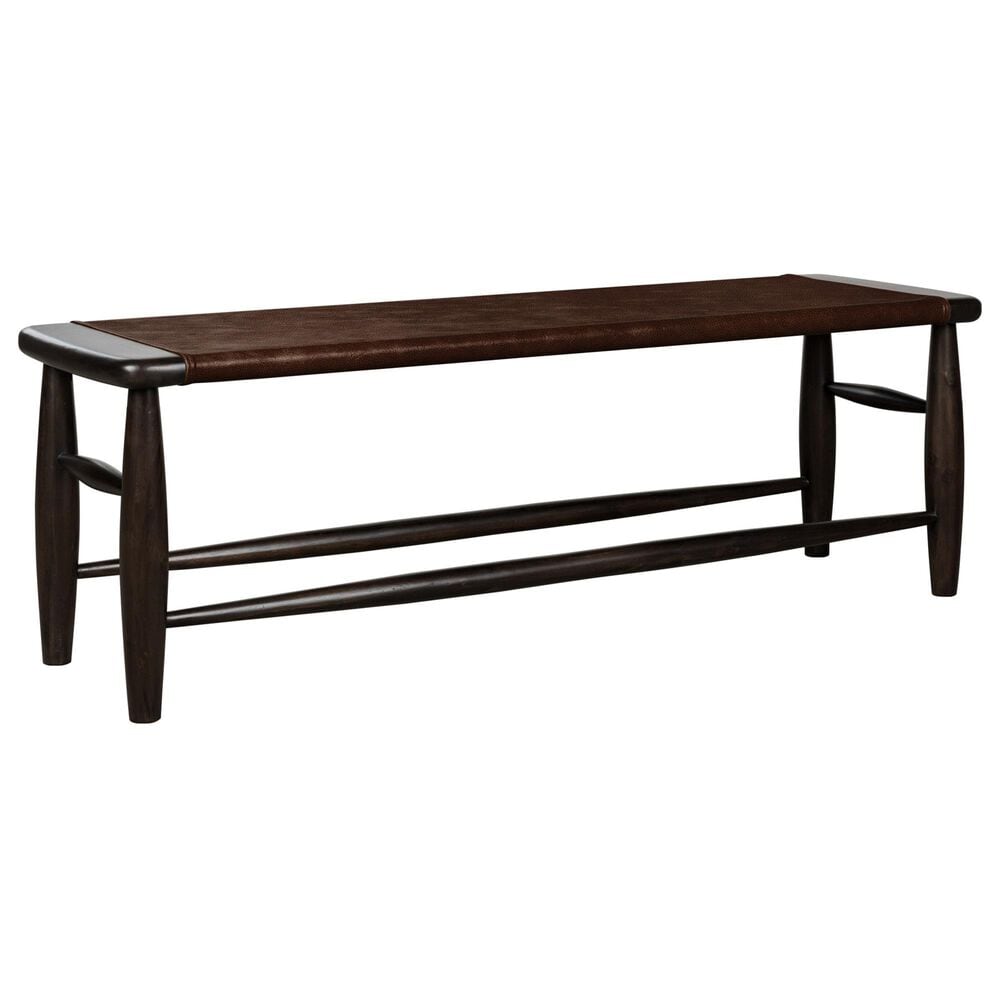 Urban Home Koko Upholstered Bench in Minx, , large