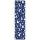 Dalyn Rug Company Wonderland WN23 2"3" x 7"6" Navy Indoor/Outdoor Runner, , large