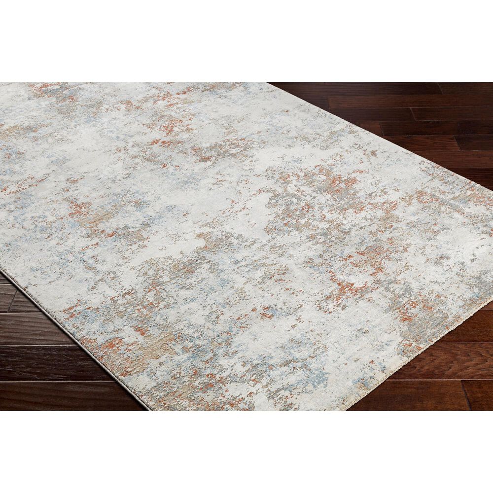 Surya Brunswick 5' x 7'5" Cream, Taupe, Blue, Dusty Coral, Olive and Tan Area Rug, , large