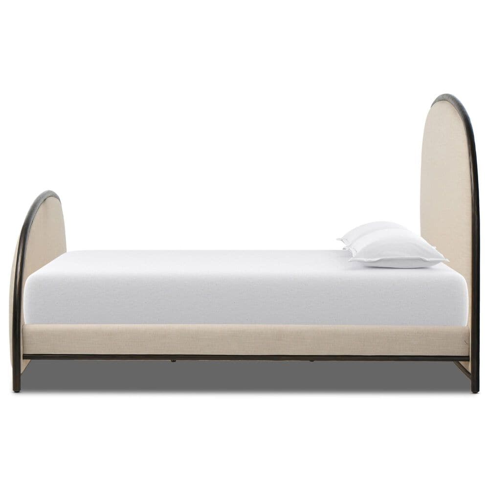 Four Hands Lamont Queen Platform Panel Bed in Savory Parchment, , large