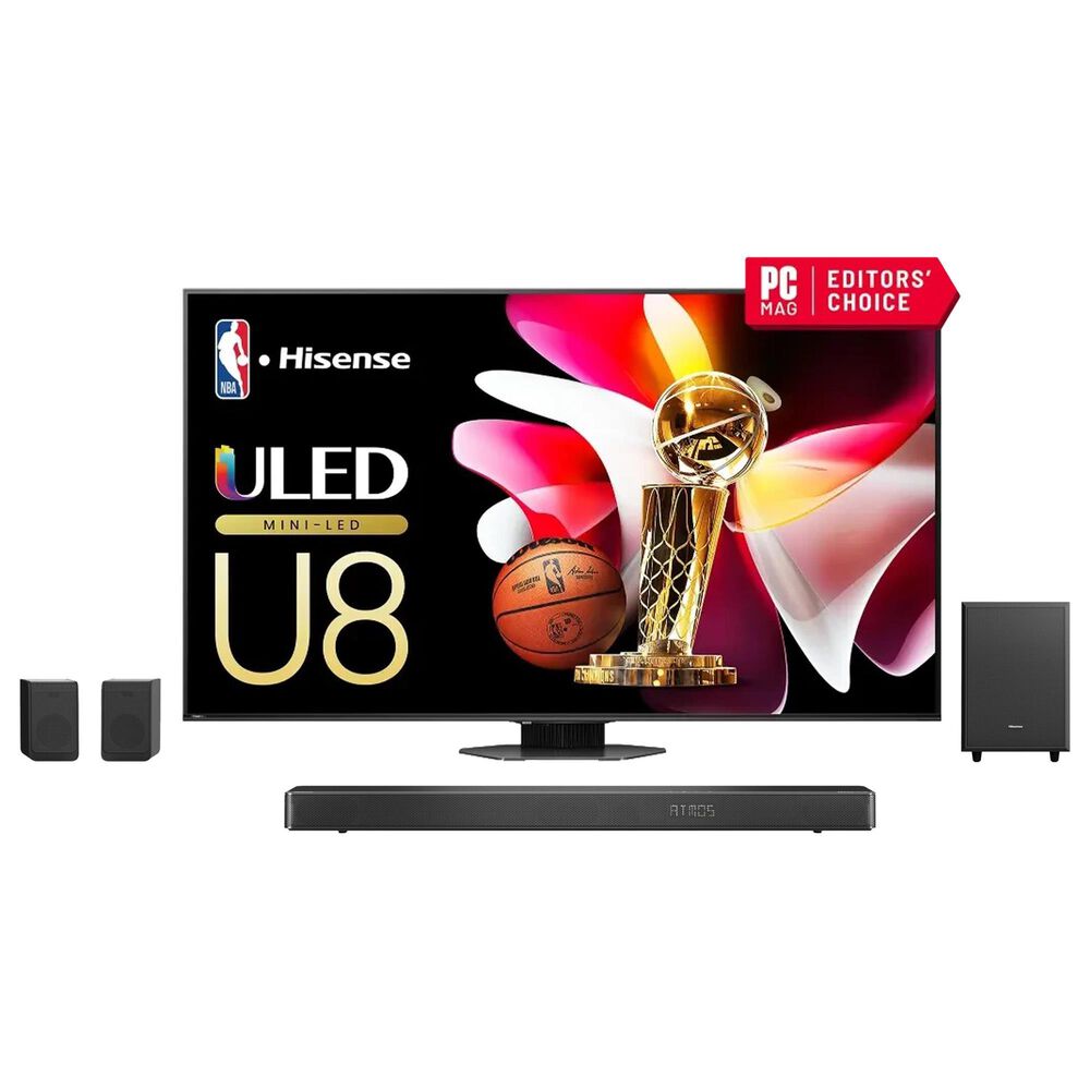 Hisense 85" 4K Mini ULED TV W/SNDBAR, , large