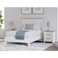 Ashley Linnocreek 2-Drawer Nightstand in White and Warm Brown, , large