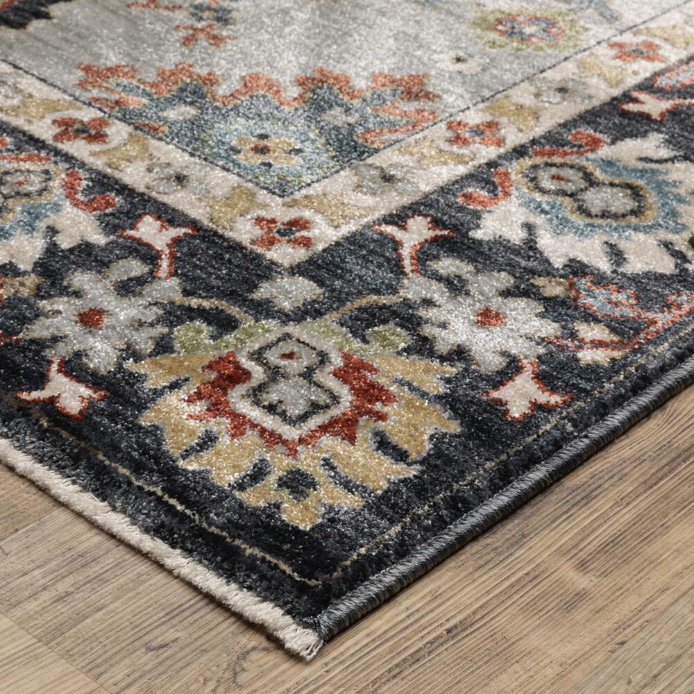 Oriental Weavers Eliana ELI08 Blue and Multicolor 7&#39;10&quot; x 10&#39;10&quot; Area Rug, , large