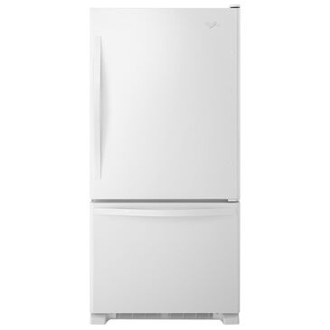 Whirlpool 19 Cu. Ft. Bottom-Freezer Refrigerator with SpillGuard Glass Shelves, , large