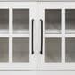 Legends Home Providence 96" TV Console in White and Bourbon, , large