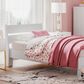 Ashley Socalle Twin Platform Bed in Matte White, , large