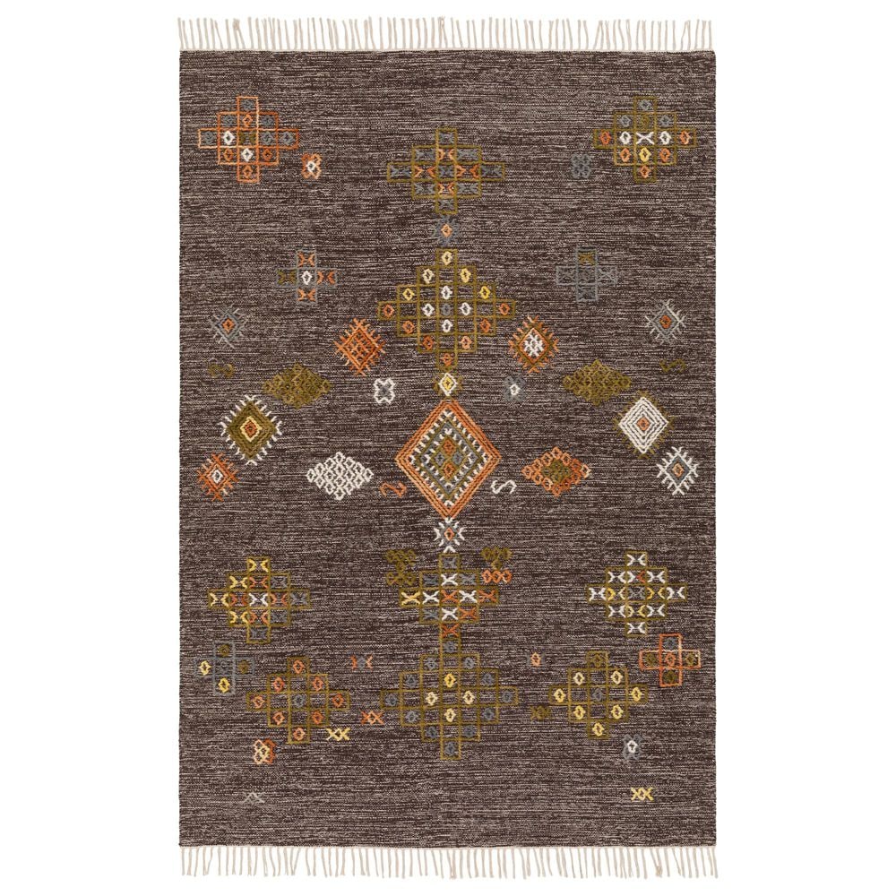 Surya Zanafi ZNF-2305 8'10" x 12' Brown, Orange and Red Area Rug, , large