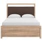 Ashley Kinlanni Queen Upholstered Platform Bed in Tan, , large