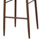 New Heritage Design Royce Bar Stool with Toast Cushion in Walnut, , large