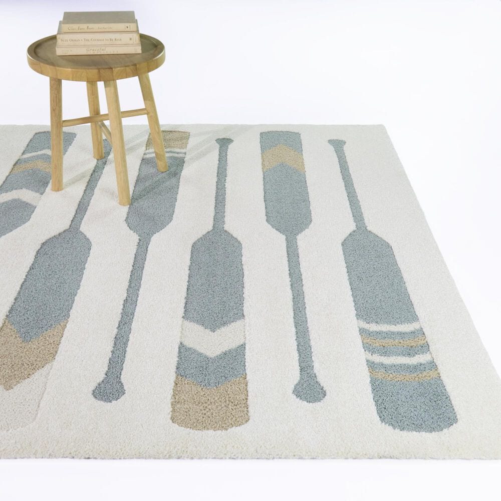 Balta Rugs Cocoon Riviera Blue 5'3" x 7' Kids Area Rug, , large