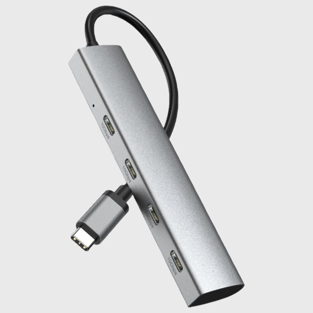 The Mighty Mount USB-C 4-in-1 Hub in Silver, , large