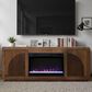 Legends Home Eclipse 65" Fireplace TV Stand in Bourbon Oak, , large