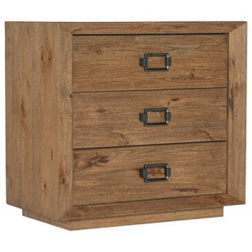 Hooker Furniture Big Sky 32" 3-Drawer Nightstand in Vintage Natural, , large