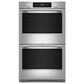 KitchenAid 2-Piece Kitchen Package with PrintShield Stainless Steel 30" Smart Double Wall Oven and Black 30" Induction Cooktop, , large