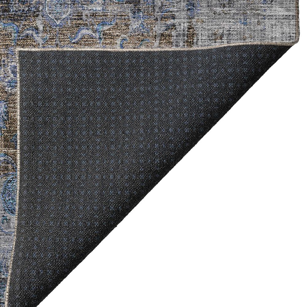 Dalyn Rug Company Karaj KJ2 2&#39;3&quot; x 7&#39;6&quot; Blue Indoor/Outdoor Runner, , large