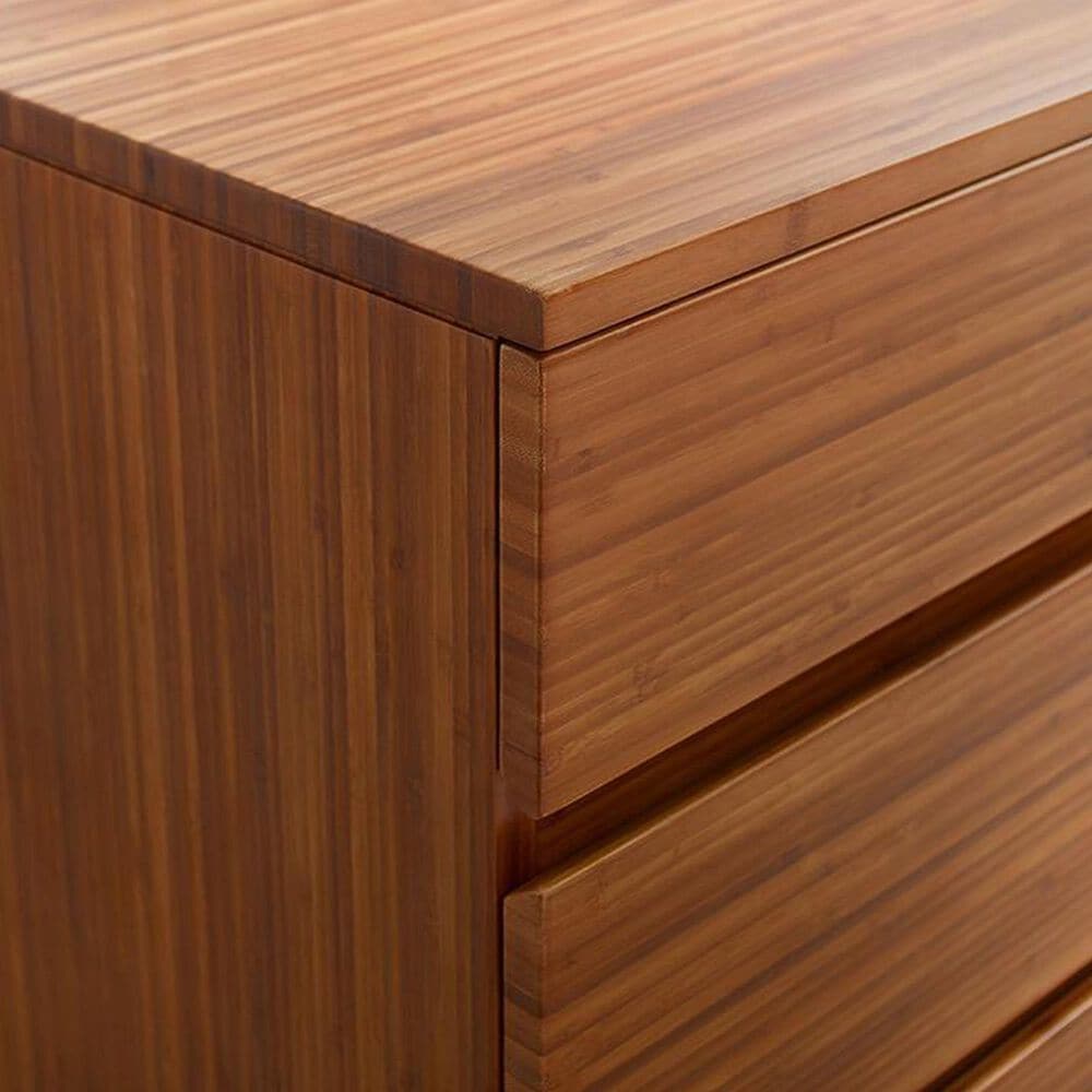 Natural Bamboo Furnishings 4 Drawer High Chest, , large