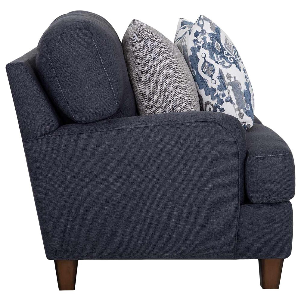 Moore Furniture Landry Stationary Sofa in Lillie Indigo, , large