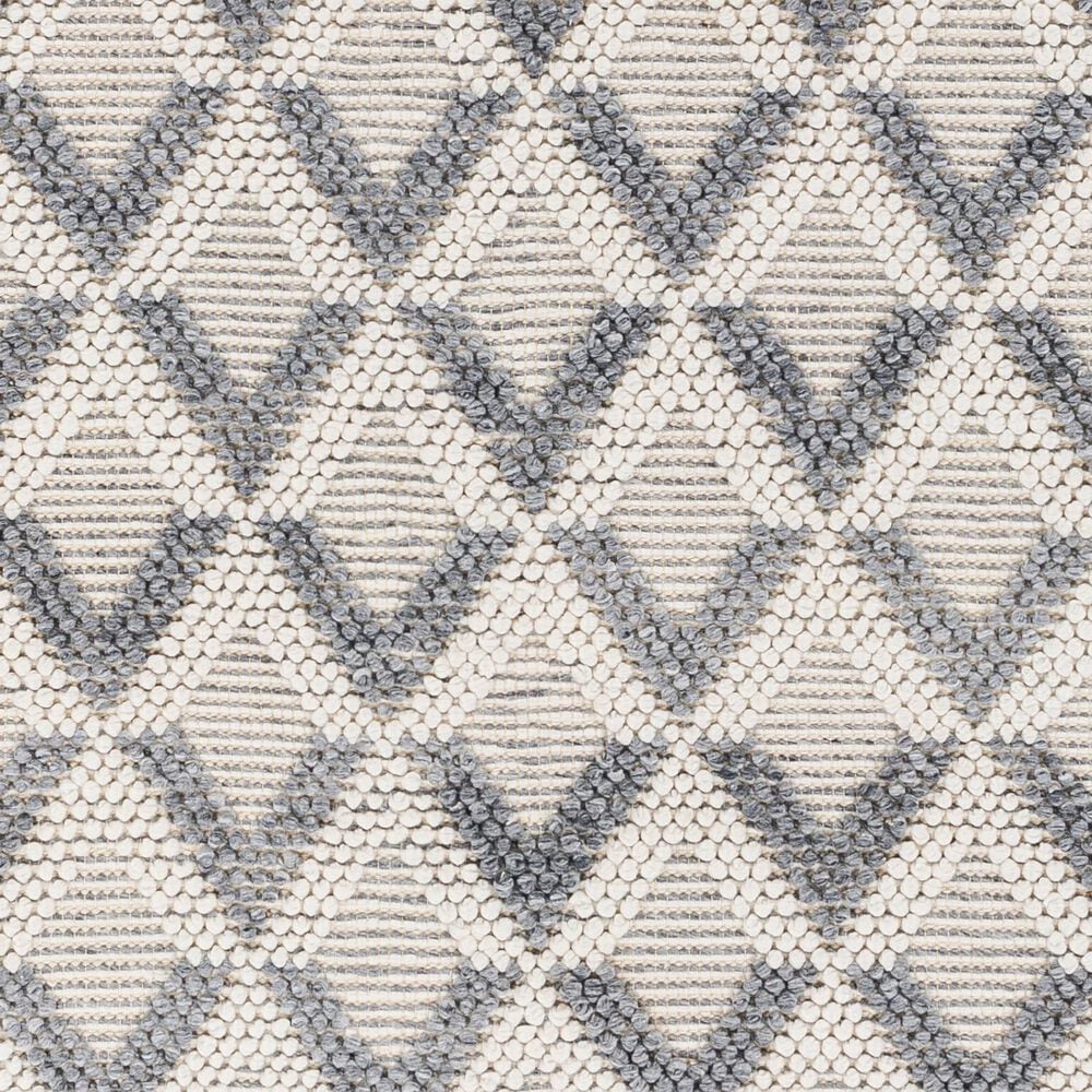 Surya Daffodil Geometric 5&#39; x 7&#39;6&quot; Light Grey and Natural Area Rug, , large