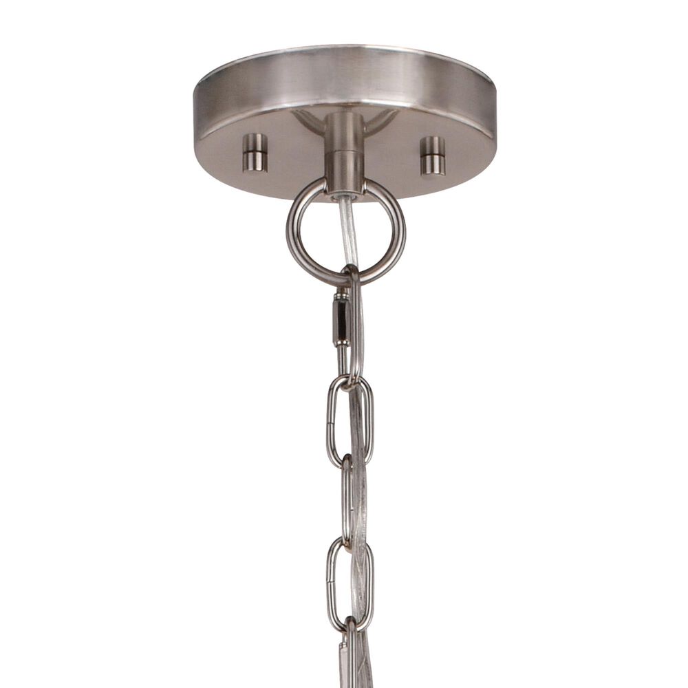 Vaxcel Harris 9-Light Chandelier in Satin Nickel, , large