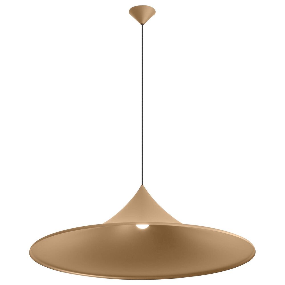 Golden Lighting Vistara 35.375" 1-Light Pendant in Latte, , large