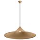 Golden Lighting Vistara 35.375" 1-Light Pendant in Latte, , large