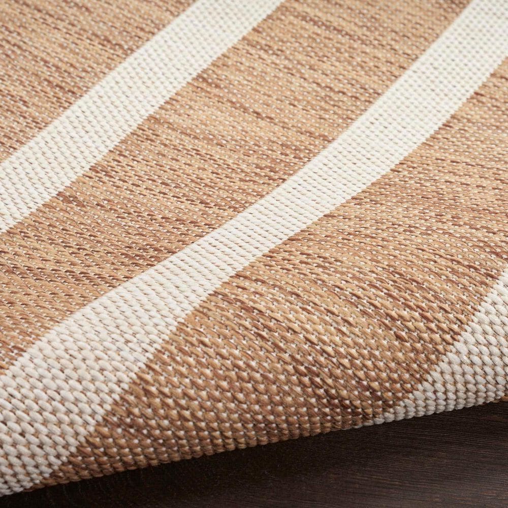 Nourison Positano POS03 Jute and Ivory 8&#39; x 10&#39; Indoor/Outdoor Area Rug, , large